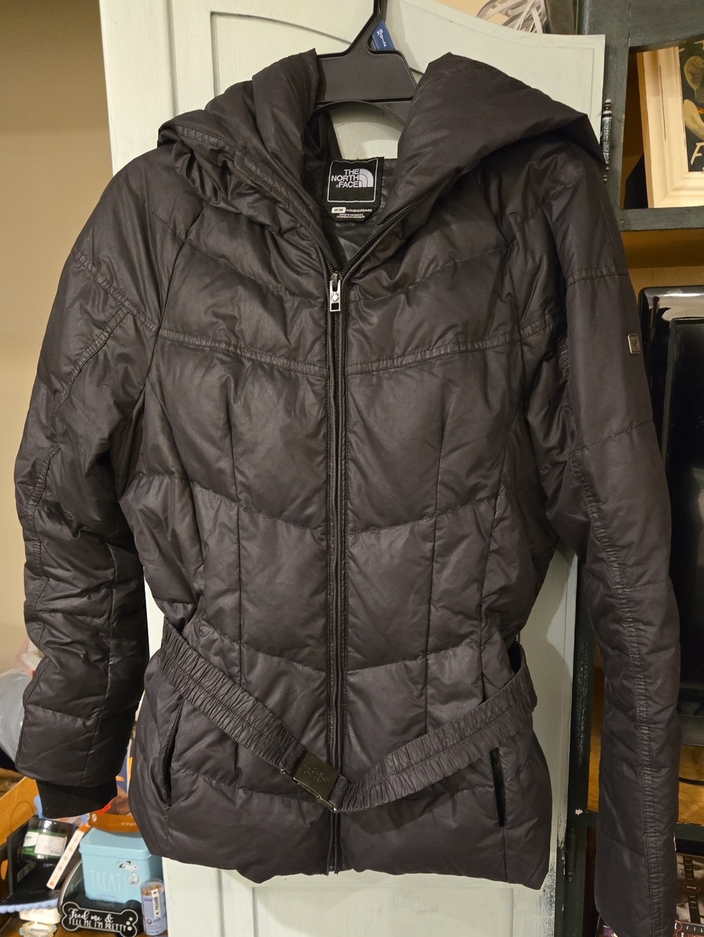 The North Face Women’s Black Quilted Hooded Puffer Jacket